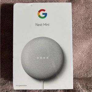 Good Nest Mini 2nd generation- Color:Chalk play music or control your home